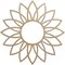Ekena Millwork Daisy Wood Fretwork Pierced Ceiling Medallion, Birch, 30"OD x 10 1/2"ID x 3/8"T CMWP30X30X0375DABI - alternate 1